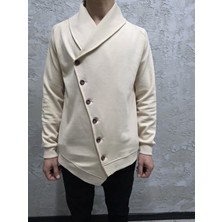 Quits Kids Asimetrik Kesim Düğmeli Şal Yaka Hırka