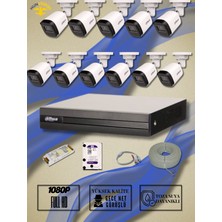 Dahua 2mp 11 Kameralı Hdcvı Set Full Paket