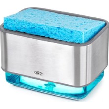 Oxo - Good Grips Sabunluk Sünger Tutucu, Paslanmaz Çelik, Tek Boyut