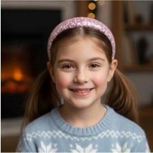 Mare Accessories Pullu Pembe Çocuk Taç