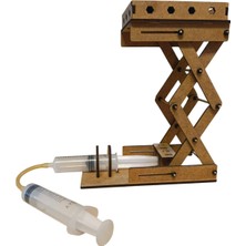 Gözeler Steam Hidrolik Lift Asansör Kaldıraç Kendin Yap 11 Yaş Üzeri Çocuklar İçin Eğitici Set
