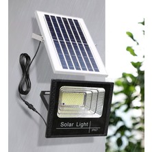 Gaman 114 LED Güneş Enerjili Kumandalı Projektör 4.7 Metre Kablolu 200W Kaliteli Sensörlü Sokak Lambası