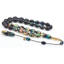 Murty99 Serkan Başkan Imzalı Beyzi Kesim Renk Süzmesi Sıkma Kehribar Tesbih