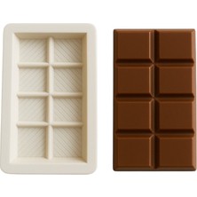 Kitchen Design Lab Silikon Dubai Çikolatası Kalıbı-Çikolata Kalıbı Silikon Krem Rengi 2 Adet