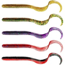 Savage Gear Rib Worm 10.5cm 5gr 10 Adet Yapay Balık Green Pumpkin