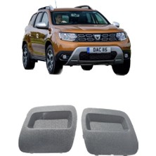 Arkıl Dacia Duster Tampon Çeki Demir Kapağı Gri Takım Uyumlu