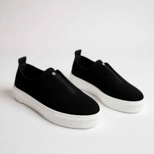 Ne&Ve Shoes Süet Hakiki Deri Lastikli Kadın Günlük Sneaker