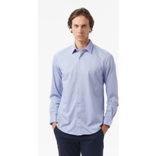 Nautica Erkek Mavi Slim Fit Gömlek