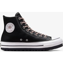 Converse Chuck Taylor All Star City Trek Su Geçirmez Unisex Siyah Deri Bot