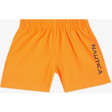 Nautica Çocuk Turuncu Standart Fit Mayo Şort