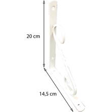 Elma Shop Ferforje Raf Altı No:2 Beyaz