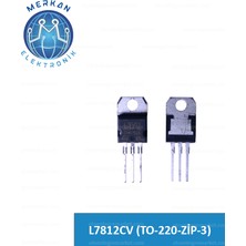 L7812CV (TO-220-ZİP-3) Orijinal Oto Beyin Tamir Entegreleri Merkan Elektronik