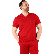 Prof 'adrenaline'' Scrubs Cerrahi Takım Doktor Hemşire Hastane Üniforması