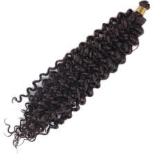 Elma Shop Afro Dalgası Saç / Kahverengi