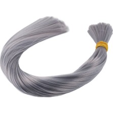 Elma Shop Koyu Gri Renkli Sentetik Boğum Saç / 1kg