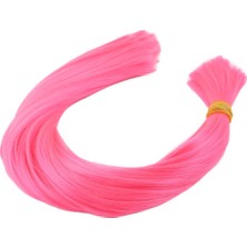 Elma Shop Pembe Renkli Sentetik Boğum Saç / 1kg