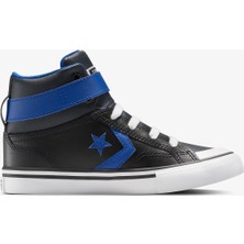 Converse Pro Blaze Strap Leather Easy On Çocuk Siyah Sneaker