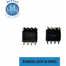 316BDG (Sop-8-Smd) Orijinal Oto Beyin Tamir Entegreleri Merkan Elektronik