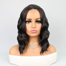 Elma Shop Siyah Küt Tül Peruk