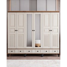 Miracool Terra 6 Kapılı Dolap / %100 Mdf / Aytaşı
