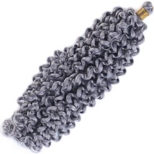 Elma Shop Afro Dalgası Saç / Orta Ton Gri