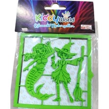 Marka Kiddy World Şekilli Eva Figürleri 0043-DENIZ Kızı