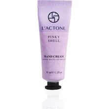 L'actone Pinky Shell Hand Cream 30 ml / El Kremi - 1 Adet Oje Hediyeli