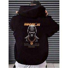 Makiteks Unisex Kadın Erkek Kapüşonlu Kanguru Cepli Oversize Sweatshirt Hoodie Poster
