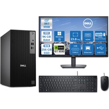 Dell Pro Tower QCT1250 Intel Core I7 14700 5.4ghz 96GB Ddr5 256GB SSD 23,8 Inç Monitör Windows 11 Pro Nvidia GT1030 4gb Masaüstü Bilgisayar 24QCT1250I7GT1030P31 + Zetta Flash Bellek