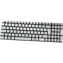 Afila Asus X543MA-GQ552 Uyumlu Notebook Klavyesi, Laptop Tuş Takımı (Silver, Gri Tr)