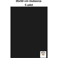 Glanart 35X50 cm Siyah Renk Mukavva Kartonu 5 Adet