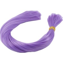 Elma Shop Koyu Lila Renkli Sentetik Boğum Saç / 1kg