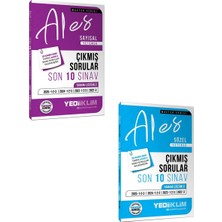 Yediiklim Yayınları Yediiklim 2026 Ales Sayısal-Sözel Yetenek Tamamı Çözümlü Son 10 Sınav Çıkmış Sorular Seti