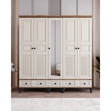 Miracool Terra 5 Kapılı Dolap / %100 Mdf/ Aytaşı