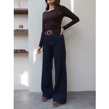 Esra Helvacı Likralı Straight Jean