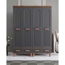 Miracool Otto 4 Kapılı Dolap / %100 Mdf