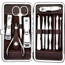 Tienda Fiesta Profesyonel Çelik Manikür Pedikür Seti 12 Parça