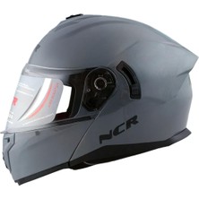 Ncr 166 Çene Açılır Kask Nardo Gri