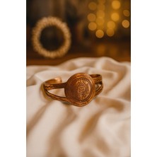 Sümer Süleyman Mührü Şifalı %100 Bakır Bileklik  - Bileğe Uyumlu