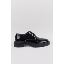 Paco Romano Erkek Siyah Rugan Klasik Ayakkabı