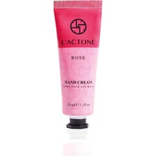 L'actone Rose Hand Cream 30 ml / El Kremi - 1 Adet Oje Hediyeli
