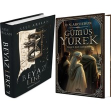 İndigo Kitap Gümüş Yürek 3: Yolun Son Şarkısı Ciltli ve Beyaz Leke Mahkumiyet Ciltli Aslı Arslan 2li Set