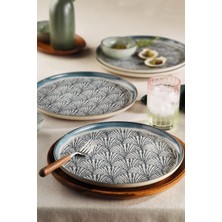 Kütahya Porselen Perla 4 Parça 27 cm Servis Tabağı