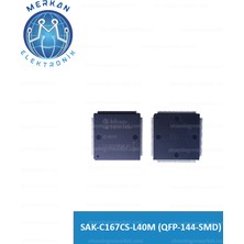 SAK-C167CS-L40M (QFP-144-SMD) Orijinal Oto Beyin Tamir Entegreleri Merkan Elektronik