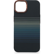 Velvoria Neowoven Case iPhone 14/13 Derin Mavi Akım