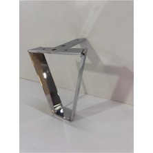 Bully Metal 12 cm Krom Kaplama Baza Koltuk Tv Altı ve Konsol Ayağı