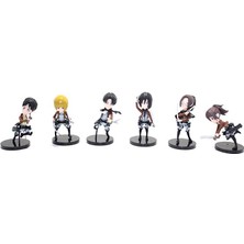 Costurera Silikon Anime Figür 6’lı Set Dekoratif Hediyelik