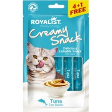 Royalist Creamy Snack – Ton Balıklı Kedi Ödülü (4+1) Tazelikte Birinci, Lezzette Lider!