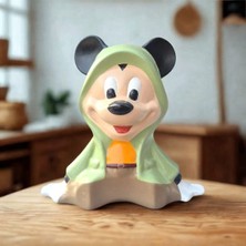 İki Cadı Tasarım Oturan Mickey Figür, Dekoratif Seramik Obje