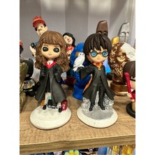 İki Cadı Tasarım Hermione Granger Karakter Figürü | Dekoratif Polyester Obje Masaüstü Süs Eşyası, Biblo